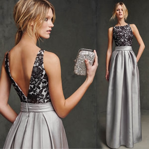Backless Sleeveless Prom Party Dresses