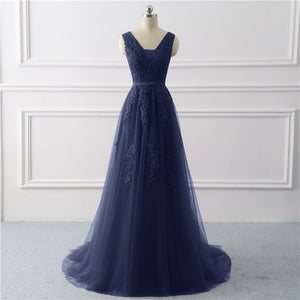 Royal blue Evening Dress plus size Long