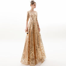 Load image into Gallery viewer, V-neck Evening Dress
